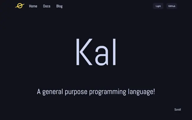 Screenshot of Home | Kal