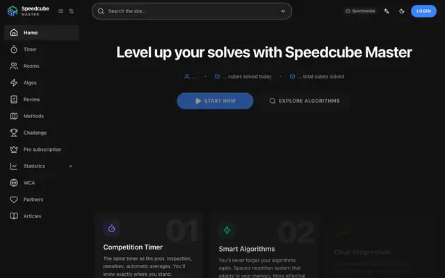 Screenshot of Speedcube Master