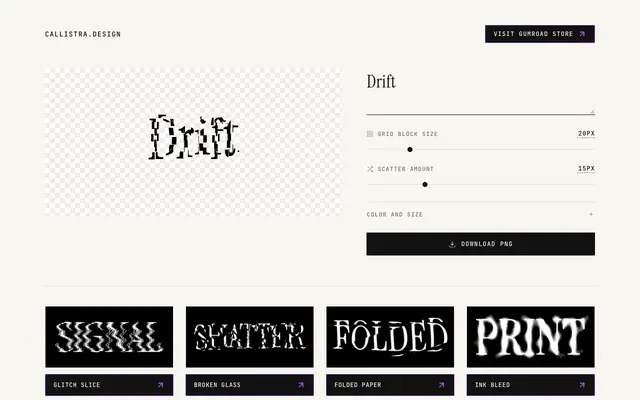 Screenshot of CALLISTRA • Generative Design Suite