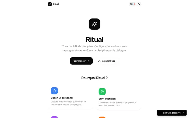 Screenshot of Ritual