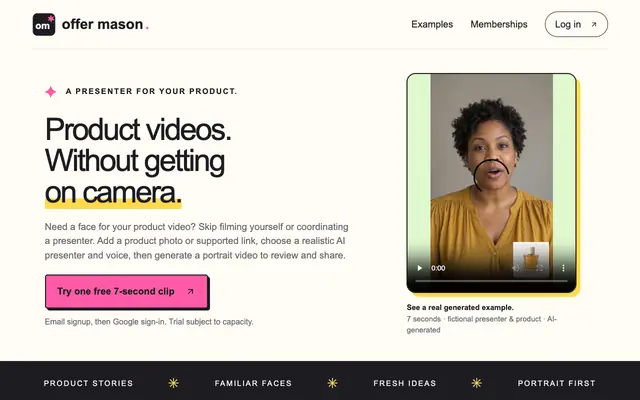Screenshot of OfferMason | Campaign Builder for Digital Sellers