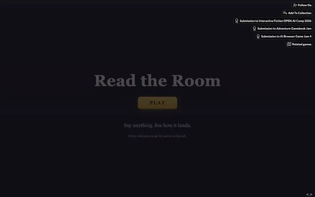 Screenshot of Read the Room by Ilia