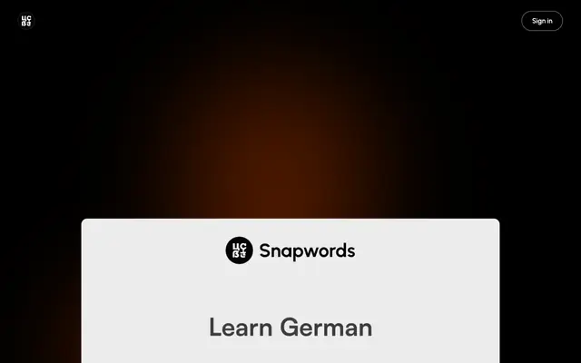 Screenshot of Snapwords | Learn German & English While You Watch Videos & Browse