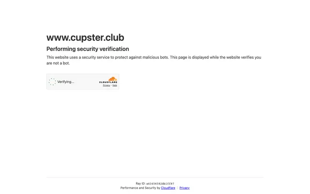 Screenshot of cupster.club
