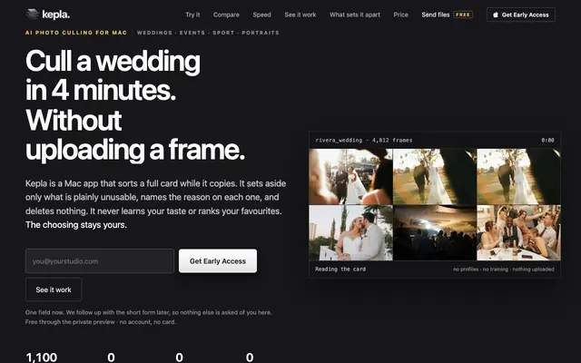 Screenshot of Kepla — turn Instagram DMs into paid bookings