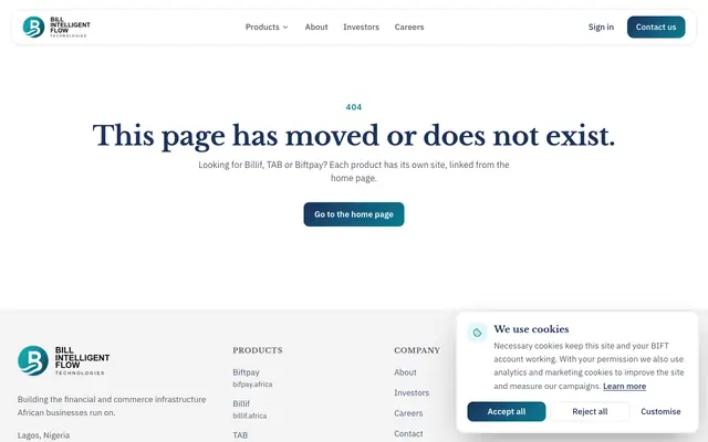 Screenshot of Business Management Software Nigeria | Billif