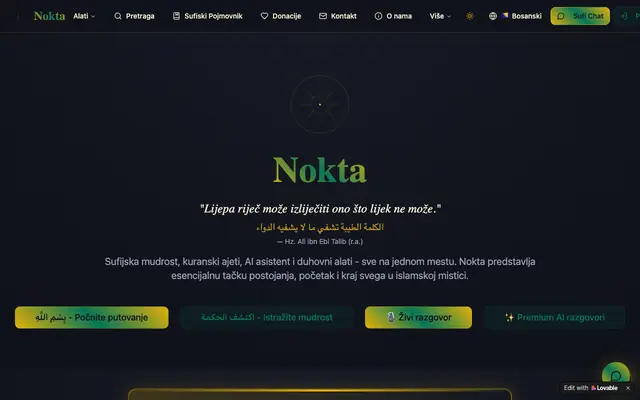 Screenshot of Nokta - النقطة