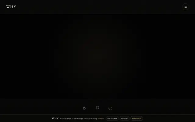 Screenshot of WHY.