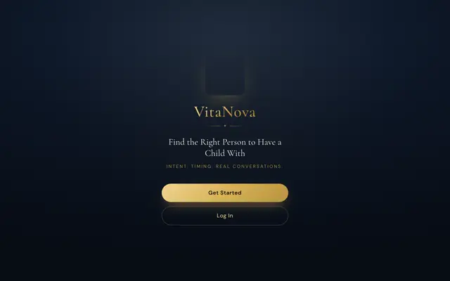 Screenshot of VitaNova