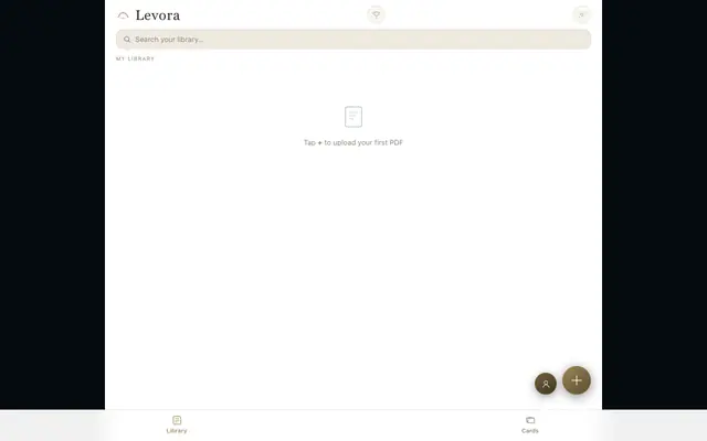 Screenshot of Levora
