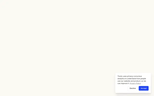 Screenshot of Trezio — AI Bookmark Manager, Notes & Encrypted Password Vault