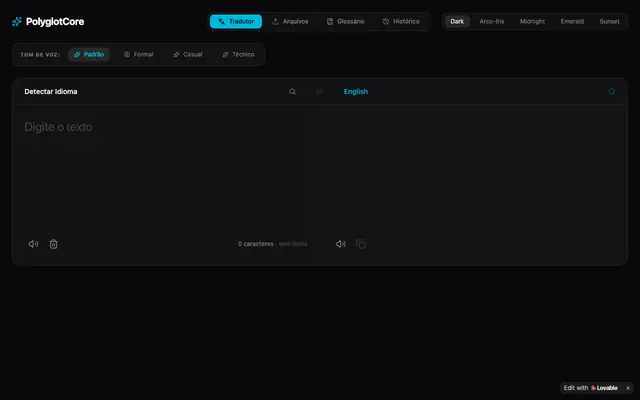 Screenshot of Lovable App