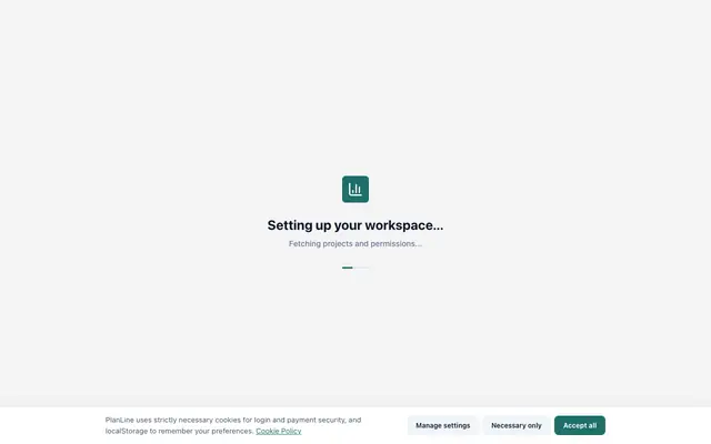 Screenshot of PlanLine | Project Planning Software for Freelancers, Consultants, and Small Tea