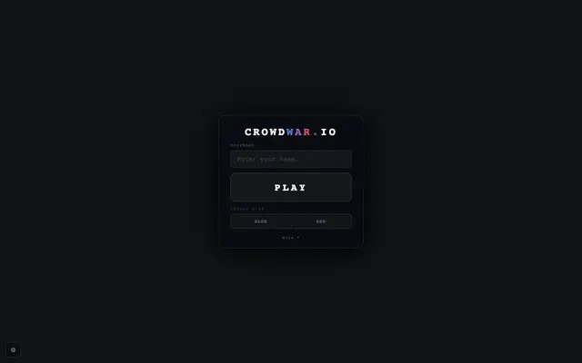 Screenshot of crowdwar.io