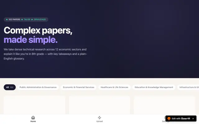 Screenshot of Autonomous Economy