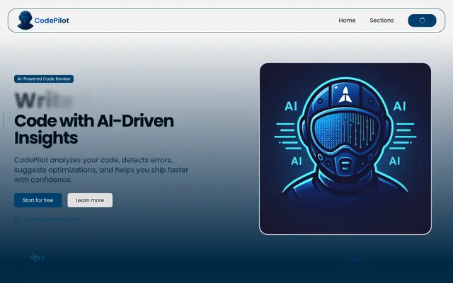Screenshot of Codepilot AI Code Review