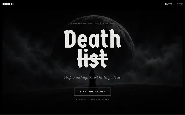 Screenshot of Deathlist