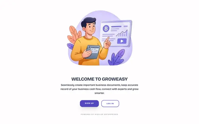 Screenshot of GrowEasy | Simplify Your Business Processes
