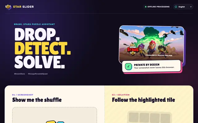 Screenshot of Star Slider — Offline Puzzle Solver
