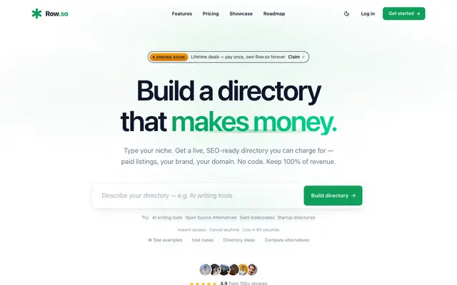 Screenshot of Build beautiful directories that make money