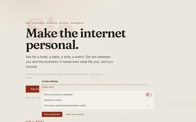 Screenshot of Home