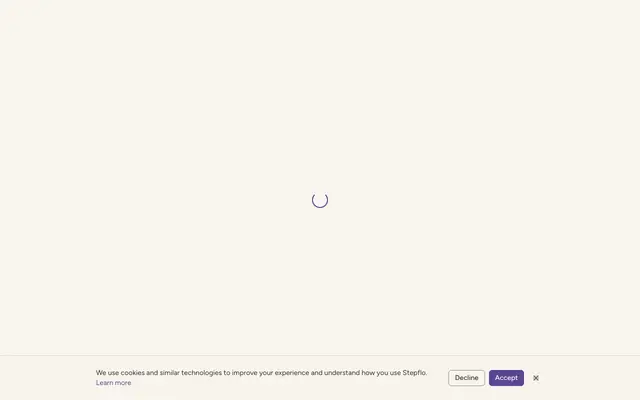 Screenshot of Stepflo — Turns code into a visual map of user flows