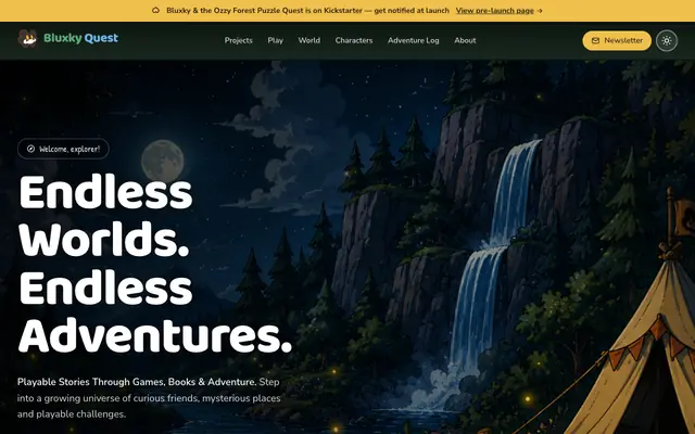 Screenshot of Bluxky Quest