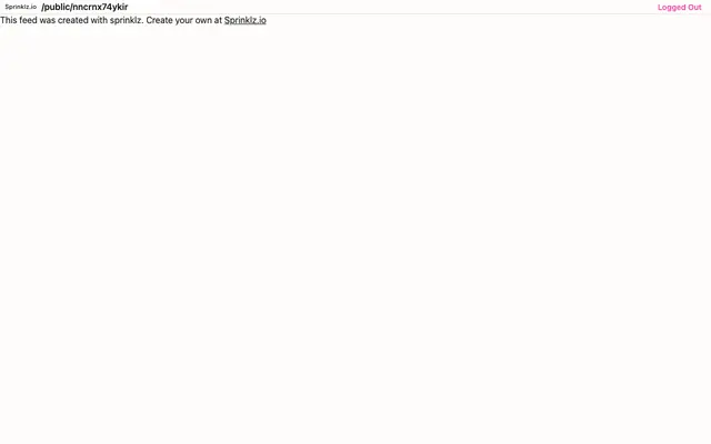 Screenshot of sprinklz