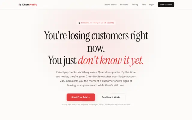 Screenshot of frontend