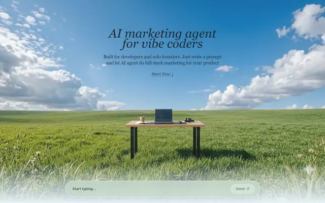 Screenshot of Promote.chat - AI Marketing Agent for SEO, Reddit, X & LinkedIn