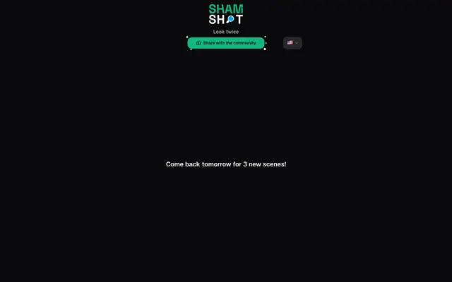 Screenshot of Shamshot | Your Daily Challenge