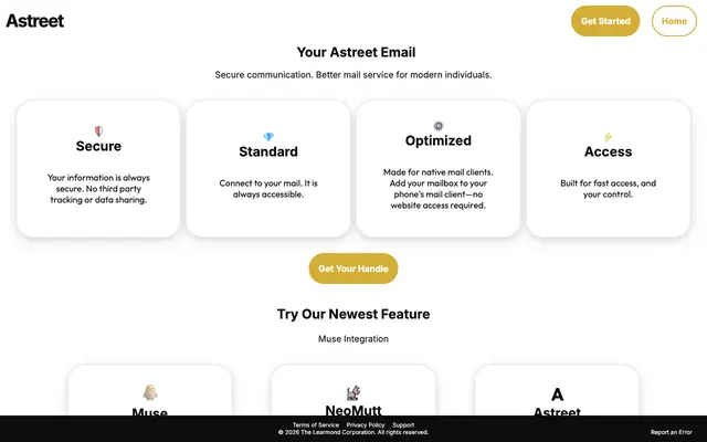 Screenshot of Astreet.Cloud