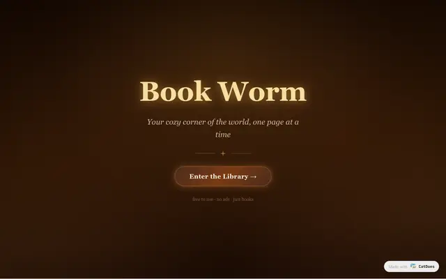 Screenshot of Book Worm