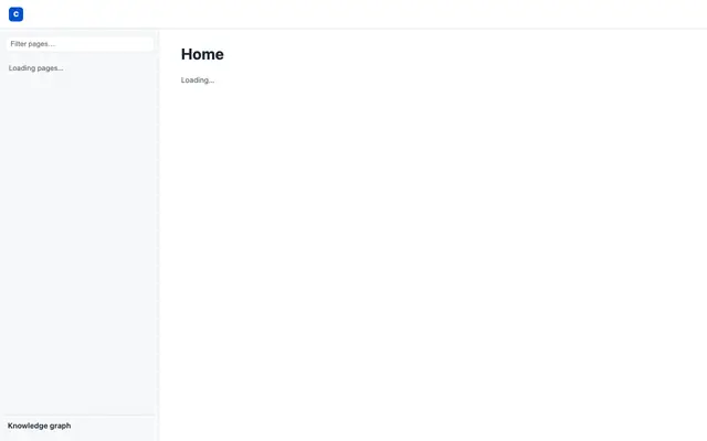 Screenshot of Commonplace