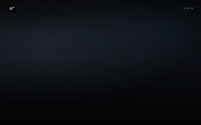 Screenshot of 37 Cubed — Intelligence, multiplied.