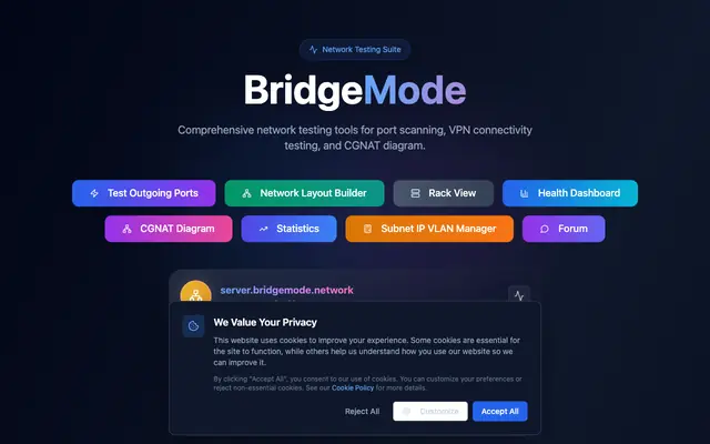 Screenshot of Bridgemode