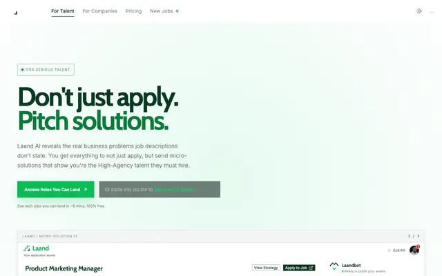 Screenshot of High-Agency Agent for Top Talent