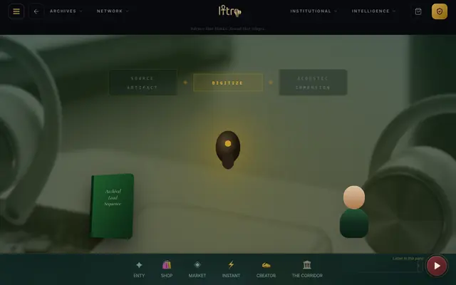 Screenshot of litra™ — Silence that thinks. Sound that adapts.