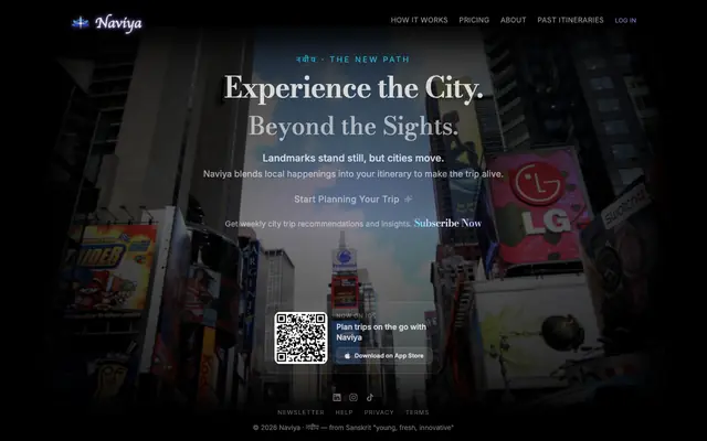 Screenshot of Naviya - AI Travel Planner