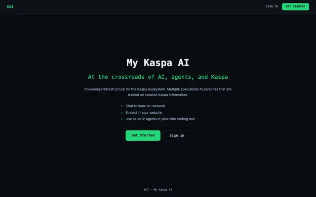 Screenshot of KAI