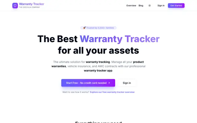 Screenshot of Warranty Tracker | Best App to Manage Product Warranties