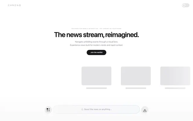 Screenshot of CHRONO