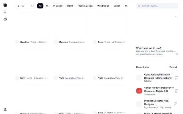 Screenshot of Explore | Layers