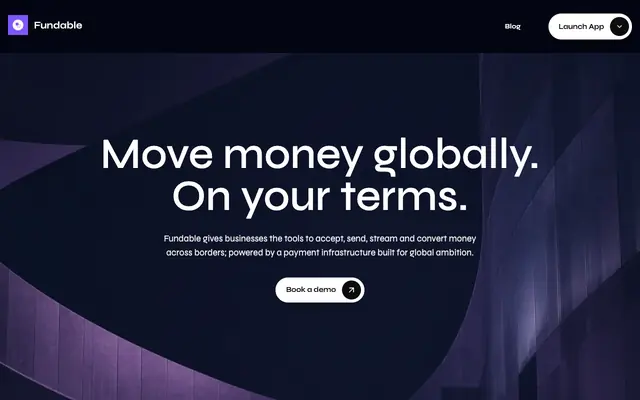 Screenshot of Fundable