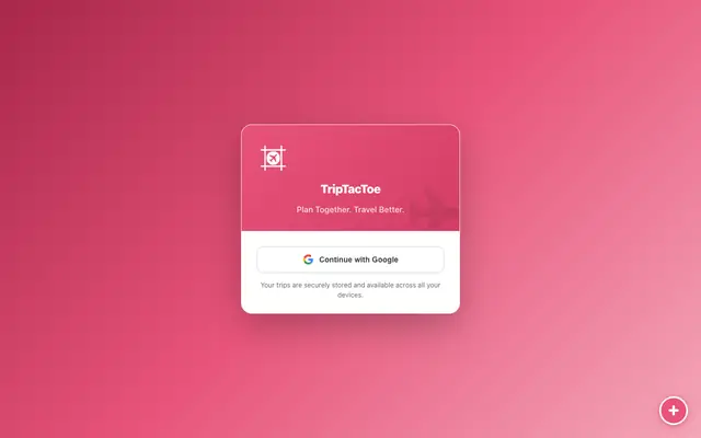 Screenshot of TripTacToe