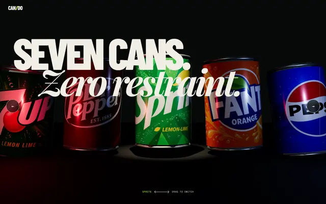 Screenshot of CAN/DO — Kinetic cans