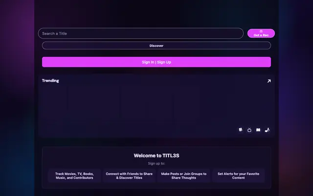 Screenshot of TITL3S