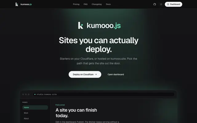 Screenshot of kumooo.js