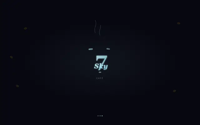 Screenshot of sky 7 Café — القائمة