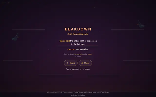 Screenshot of BEAKDOWN